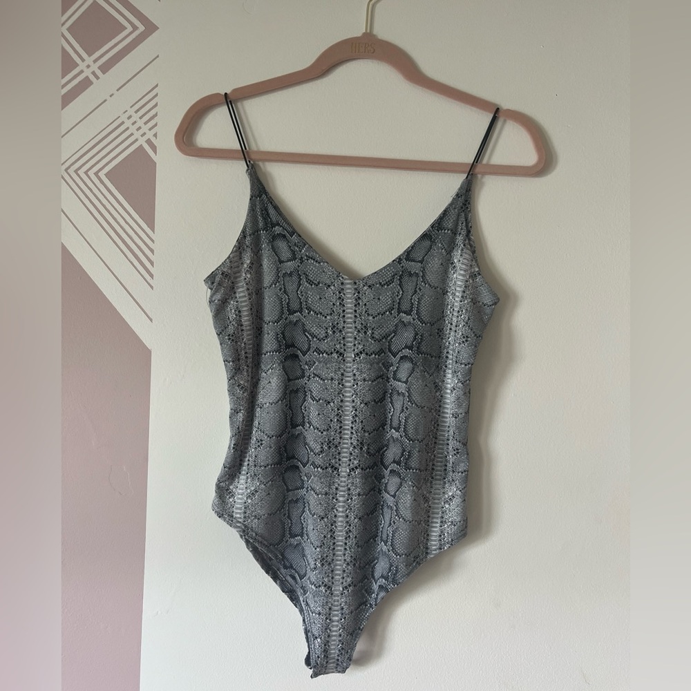 Snake Print Bodysuit